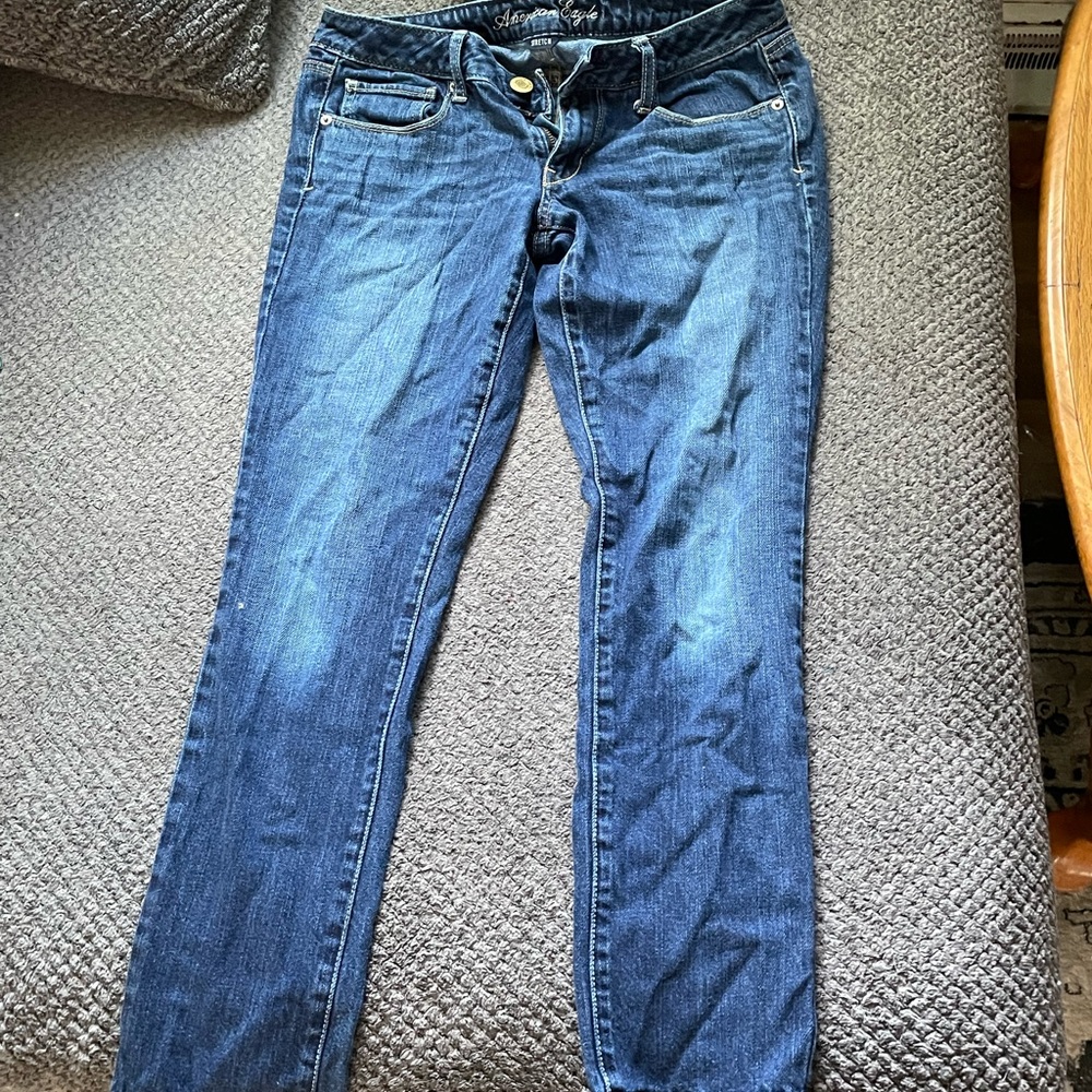 American Eagle, straight skinny jeans